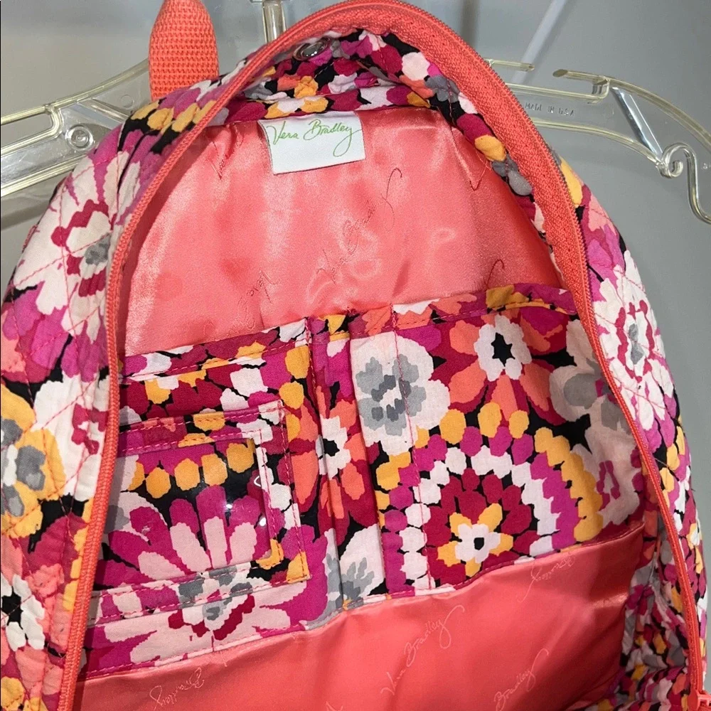 Vera Bradley Floral Quilted Pink Backpack- OS‎